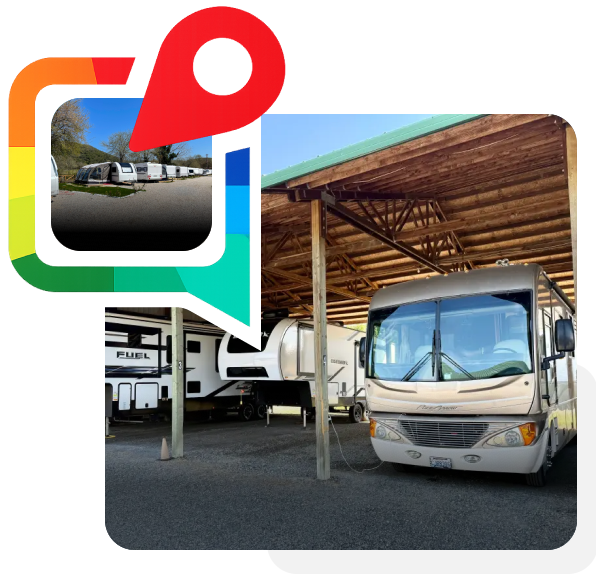 Outdoor Storage Space Rental for RV Parking